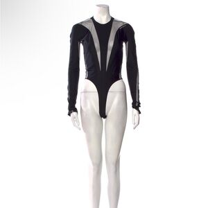 Mugler black bodysuit